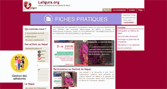 Desktop Screenshot of laligura.org