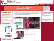 Tablet Screenshot of laligura.org